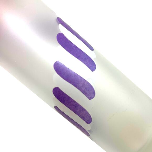 Set of 4 MCM Libbey Frosted Candy Stripe Tom Collins Glasses in Mint Condition - Picture 4 of 8